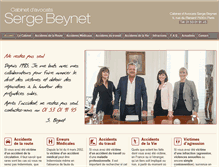 Tablet Screenshot of beynet-avocats.com